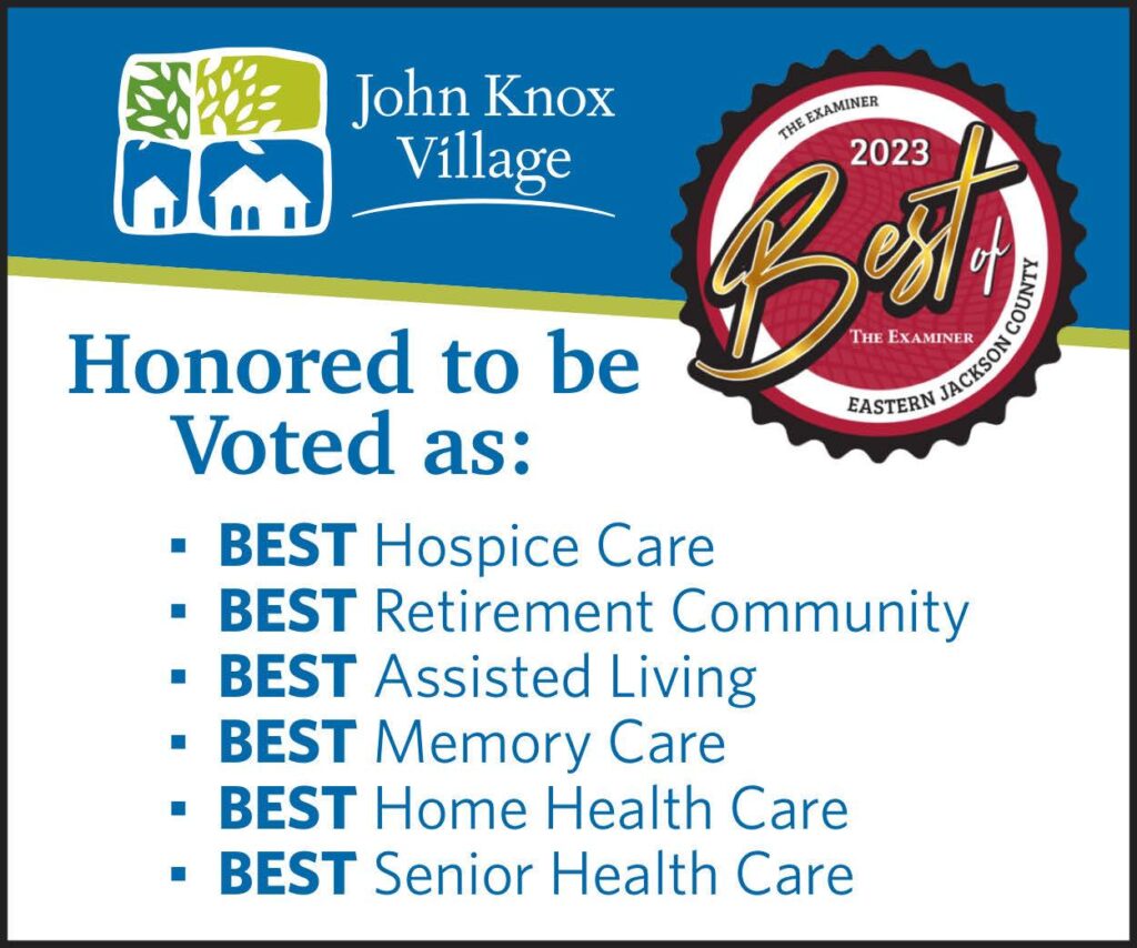 John Knox Village 6Time Winner in 2023 Best of Eastern Jackson County