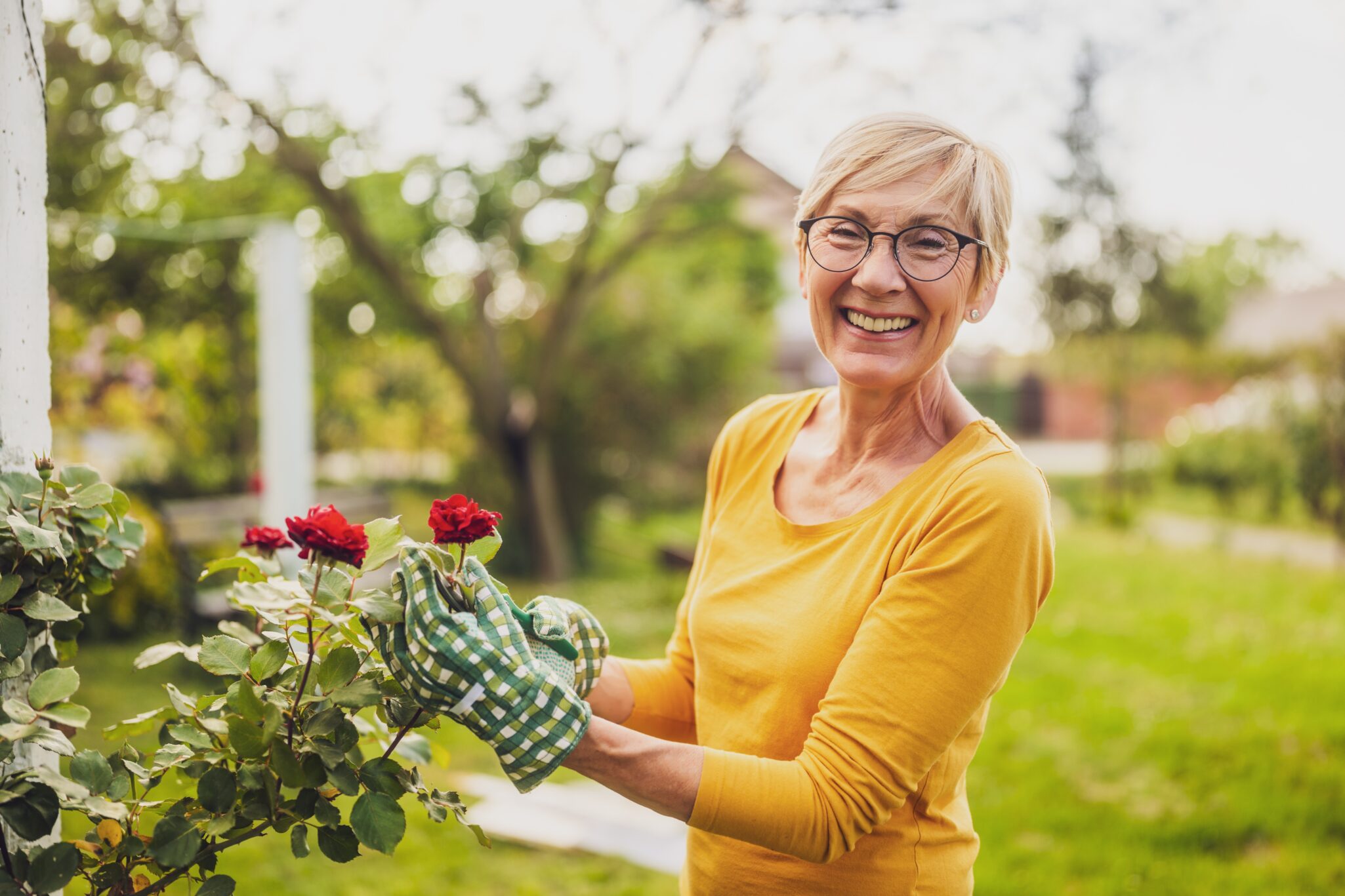 Senior gardening